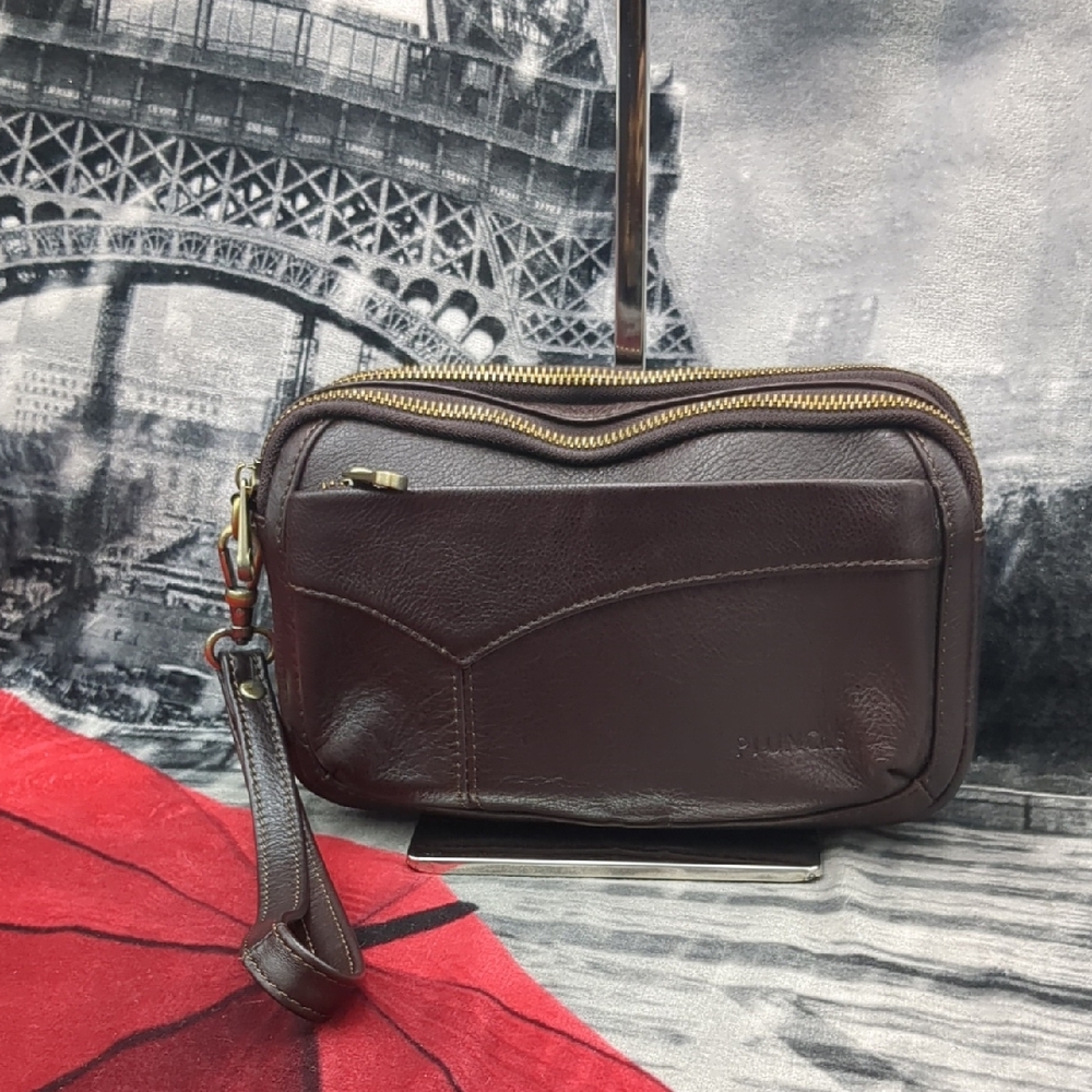 PI Uncle Mens Leather Clutch